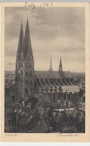 (17710) AK Lübeck, Marienkirche 1927