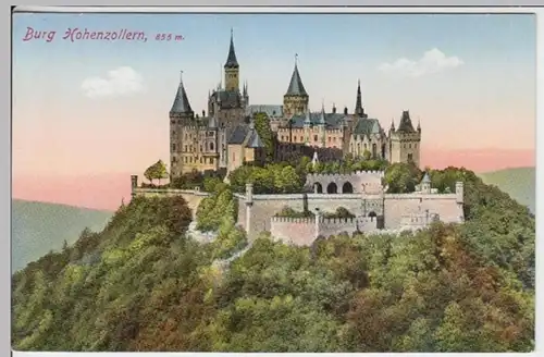 (17622) AK Zimmern Bisingen, Burg Hohenzollern, vor 1945