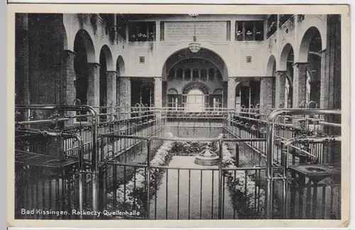 (17570) AK Bad Kissingen, Rackoczy Quellenhalle, vor 1945