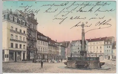 (17516) AK Saarbrücken St. Johann, Marktplatz 1911