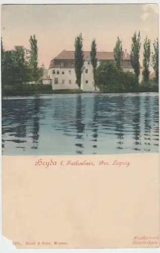 (17518) AK Heyda, Falkenhain, Schloss, vor 1905
