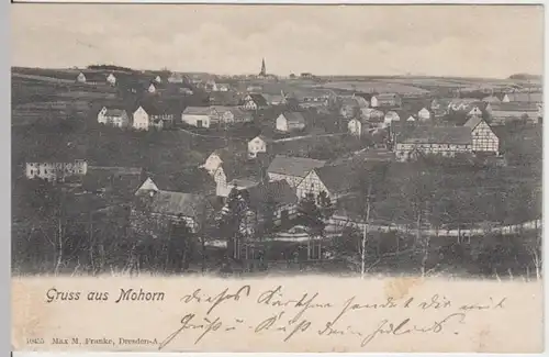 (17465) AK Gruß aus Mohorn, Wilsdruff, Panorama, gel. 1905