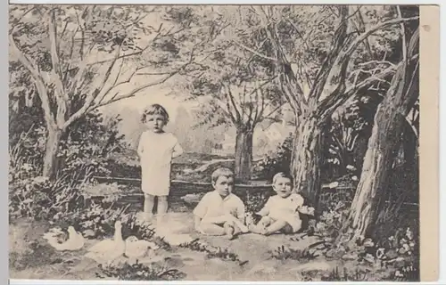(17432) Künstler AK Kinder, bis 1905