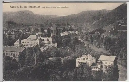 (17376) AK Bad Kreuznach, Panorama vom Kauzenberg 1928