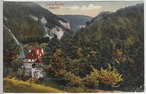 (17368) AK Schmalkalden, Asbachtal, gel. 1919