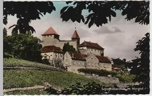 (17257) AK Gernsbach, Murgtal, Schloss Eberstein, gel. 1965
