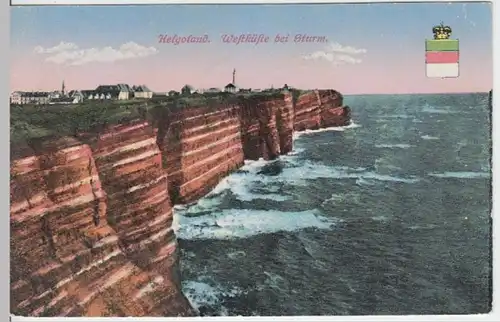 (17141) AK Helgoland, Westküste, vor 1945