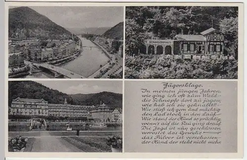 (17108) AK Bad Ems, Mehrbildkarte 1958