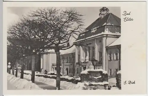 (17107) Foto AK Bad Elster, Badehaus 1954