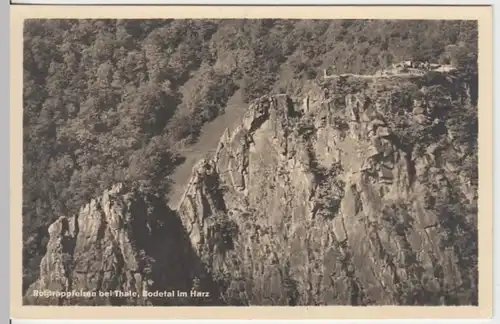 (17104) Foto AK Bodetal, Roßtrappe b. Thale 1955