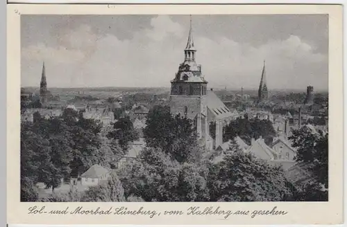 (17071) AK Lüneburg, Ortsansicht vom Kalkberg