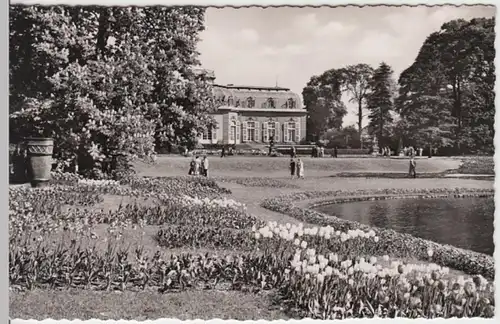 (16996) Foto AK Benrath, Düsseldorf, Spiegelweiher 1954