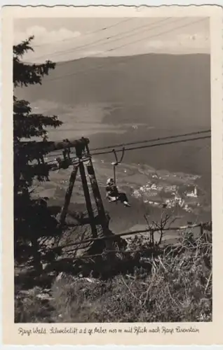 (16993) Foto AK Bayerisch Eisenstein, Schwebelift zum Gr. Arber 1952