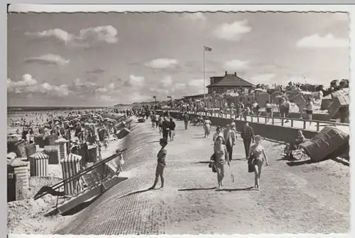 (16968) Foto AK Nordseebad Norderney, Nordstrand 1959