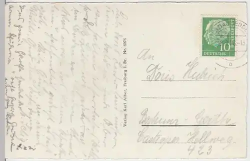 (16963) Foto AK Lindau (Bodensee), Hafen 1956