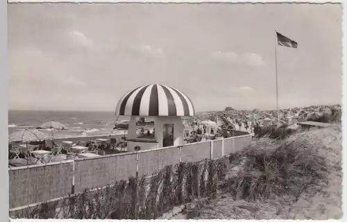 (16961) Foto AK Nordseebad Norderney, Nordstrand 1959