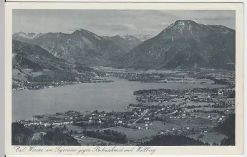 (16927) AK Bad Wiessee, Tegernsee, Bodenschneid, Wallberg 1950