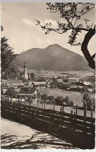 (16920) Foto AK Reit im Winkl, Ortsansicht m. Entfelden, Sonderstempel 1956