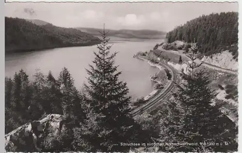 (16919) Foto AK Schluchsee (Schwarzwald), Sonderstempel 1957