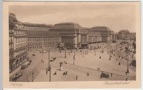(16910) AK Leipzig, Hauptbahnhof, vor 1945