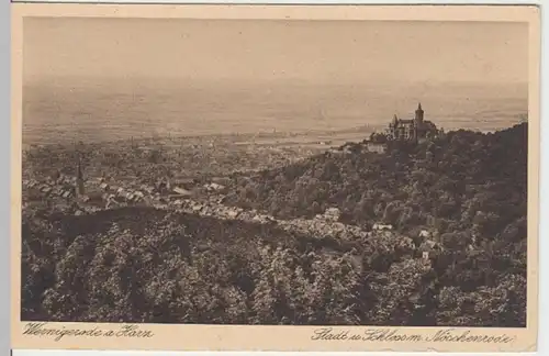 (16907) AK Wernigerode mit Schloss u. Nöschenrode 1928