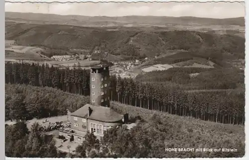 (16754) Foto AK Hohe Bracht mit Bilstein, gel. 1960