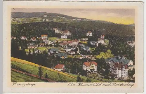 (16715) AK Krummhübel, Riesengebirge, Brückenberg, Oberkrummhübel, vor 1945