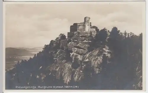 (16703) Foto AK Hirschberg, Riesengebirge, Kynastburg 1928