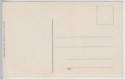 (16671) AK Friedrichroda, Panorama vom Kurhaus, vor 1945