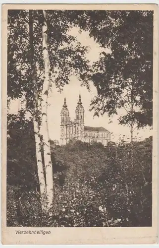 (16669) Foto AK Vierzehnheiligen, Bad Staffelst., Basilika 1927