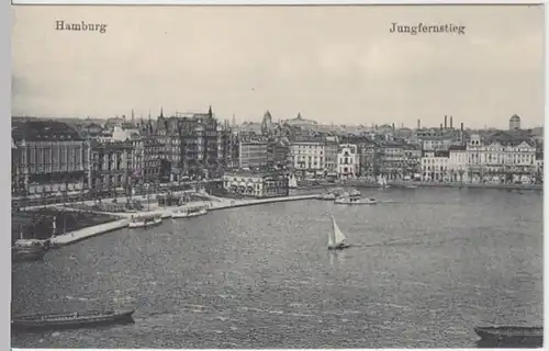 (16664) AK Hamburg, Jungfernstieg, vor 1945