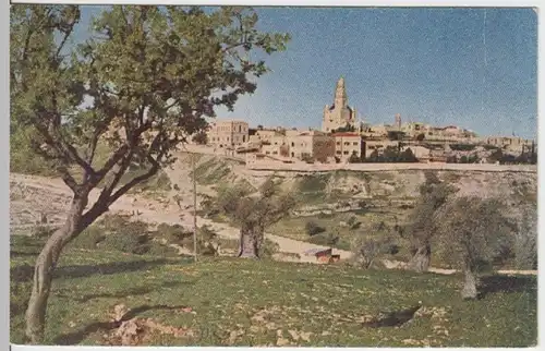 (16568) AK Jerusalem, Zionsberg, Feldpost vor 1945