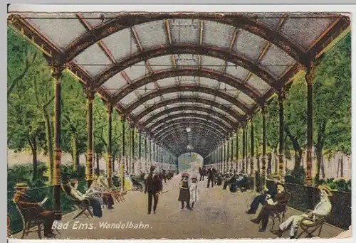 (16554) AK Bad Ems, Wandelbahn, vor 1945