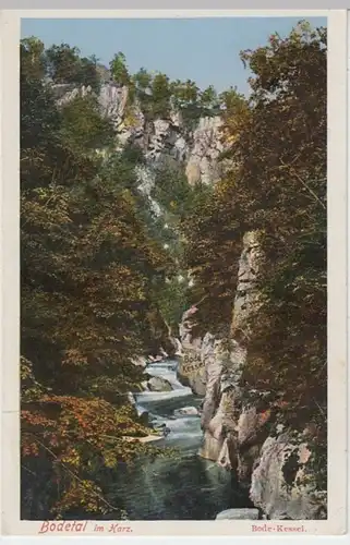 (16551) AK Bodetal, Bodekessel, vor 1945