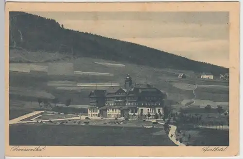 (16523) AK Oberwiesenthal, Sporthotel, vor 1945