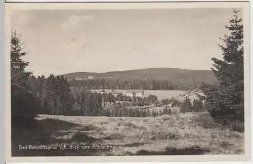 (16517) Foto AK Bad Reiboldsgrün (Vogtland), Bl. v. Zöbischhaus 1933