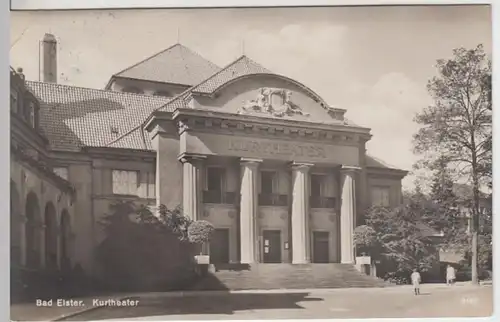 (16512) Foto AK Bad Elster, Kurtheater 1929