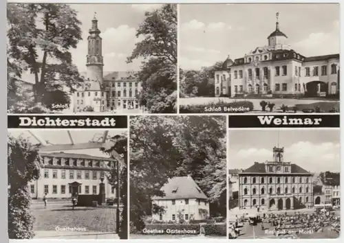 (16469) Foto AK Weimar, Th., Mehrbildkarte 1976