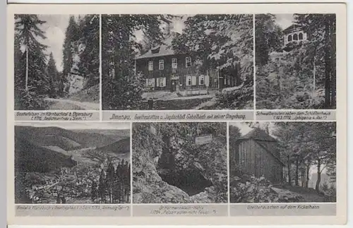 (16462) AK Ilmenau, Körnbachtal, Jagdschloss Gabelbach, Schwalbenst. 1957