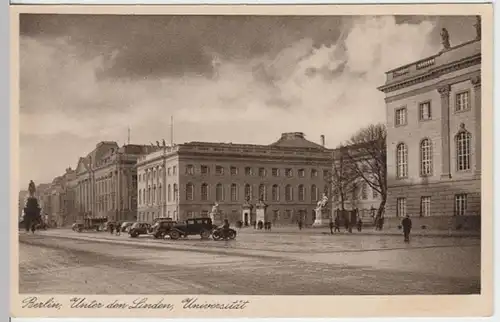 (16453) AK Berlin, Unter den Linden, Universität, vor 1945