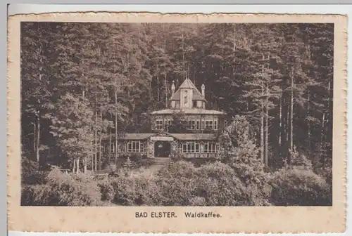(16392) AK Bad Elster, Waldcafe 1918