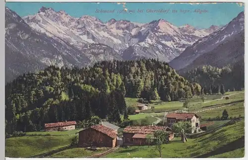 (16364) AK Schwand, Oberstdorf 1917