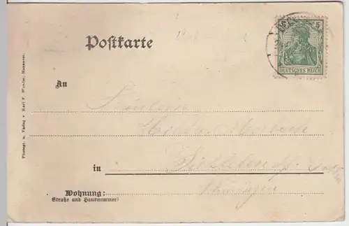 (16355) AK Bockswiese, Goslar 1903