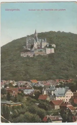 (16297) AK Wernigerode, Panorama mit Schloss 1911