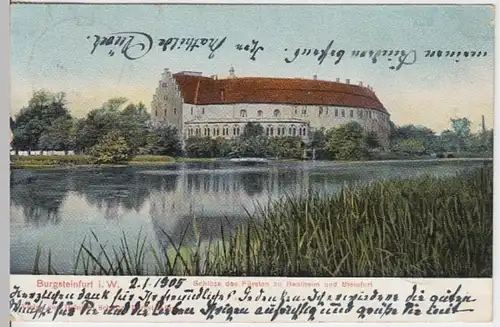 (16251) AK Burgsteinfurt, Schloss 1905