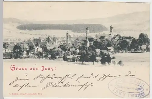 (16246) AK Gruß aus Isny im Allgäu 1901