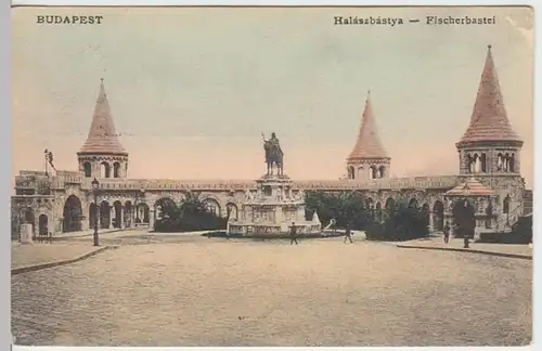 (16225) AK Budapest, Halászbástya, Fischerbastei 1924