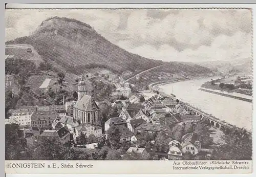(16193) AK Königstein, Sächs. Schweiz, vor 1945