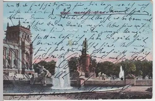 (16186) AK Berlin, Bismarckdenkmal 1913