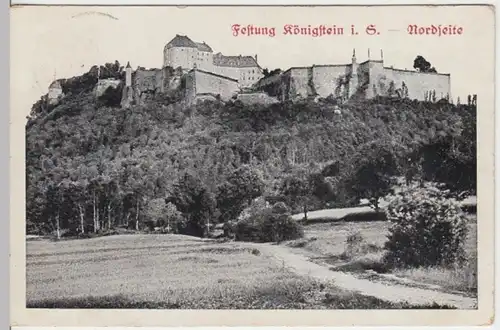 (16183) AK Sächs. Schweiz, Festung Königstein, vor 1945